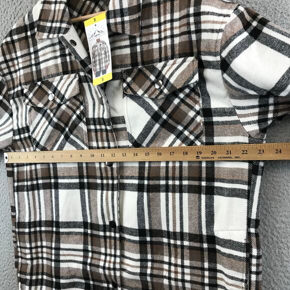 New HFX women's shirt jacket  relaxed fit drop shoulder pockets size S - Picture 7 of 10